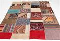Matta, Kelim patchwork 220 x 182 cm