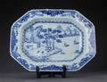 Kinesisk fad af porcelæn. Chien Lung, 1700 tallet 