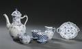 Royal Copenhagen, Musselmalet, halv- og helblonde servicedele 6