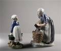 Royal Copenhagen  Kgl. porcelæn. To figurer 2 