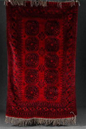 Orientalisk handknuten matta, Afghan, 245x155 cm