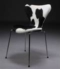 Arne Jacobsen. 7er stol, koskind, ekstra højt stel 