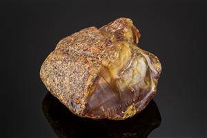 Ravklump, upoleret, vægt 184 gr. 