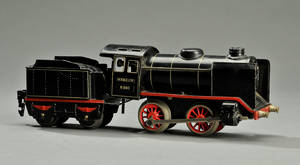 Märklin lokomotiv og vogn 2