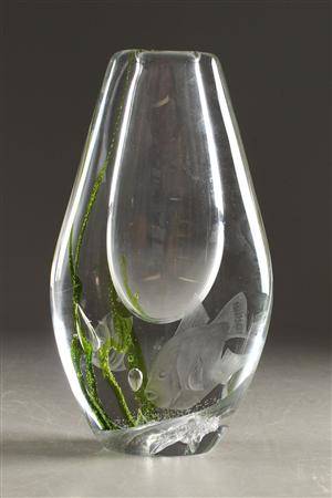 Vicke Lindstrand for Kosta Boda, vase