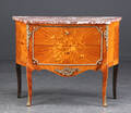 Kommode af rosentræ, Louis XV stil