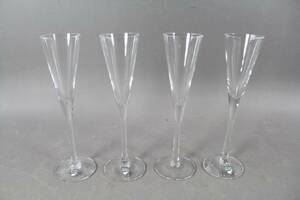 Snapsglas i kristall Orrefors 4 st