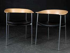 Johannes Foersom  Peter Hiort-Lorentzen. To armstole model Stuk 2