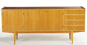 Sideboard fanérad i teak