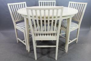 Matgrupp i gustaviansk stil, Leksandsstolar 4 st och bord