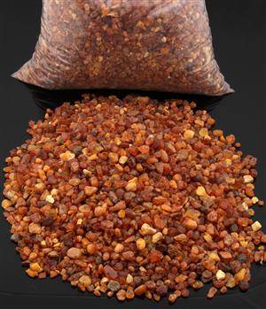 En samling dansk upoleret rav fra Fanø, ca. 2140 gr