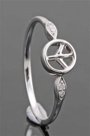 18kt. diamond ring approx. 0.03ct