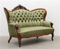 Soffa, nyrokoko, 1800-talets andra hälft. 