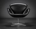 Arne Jacobsen. Lænestol Svanen, model 3320.