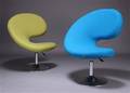 Moderne design - Par loungechairs 2