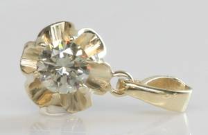 Brillantvedhæng, ca. 0.50 ct.