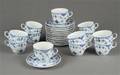 Royal Copenhagen. 12 kaffekopper Musselmalet 24