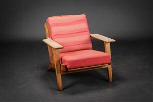 Hans J. Wegner. Lænestol af egetræ, model GE-290