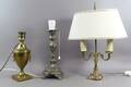 Bordslampor i mässing 3 st