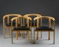 Niels Jørgen Haugesen. Fire stole, model String Chair 4