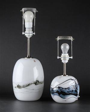 Holmegaard. To Sakura bordlamper 2