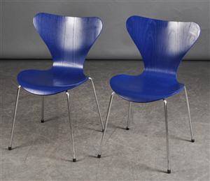 Arne Jacobsen, 2 stolar modell 3107, Sjuan 2