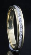 Diamond ring in 18kt approx. 0.17ct