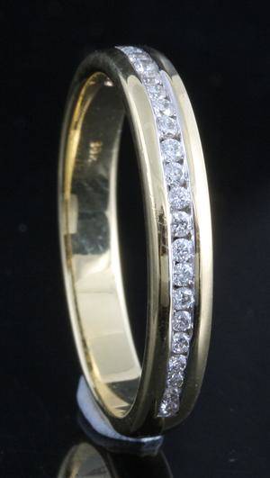 Diamond ring in 18kt approx. 0.17ct