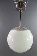 Klotlampa i glas och metall