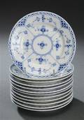Royal Copenhagen, Musselmalet, halvblonde 12
