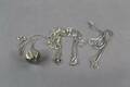 Halskedjor och hängen i silver 4 st