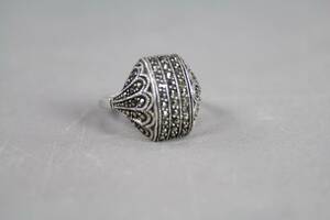 Ring i silver med markasiter