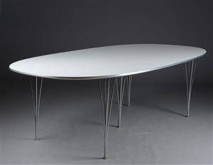 Piet Hein  Bruno Mathsson. Super Ellipse spisebord 