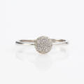 Ring 18 k vitguld briljanter