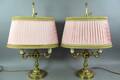 Bordslampor i mässing 2 st