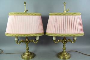 Bordslampor i mässing 2 st