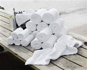 Damask Collection, MEGA pakke håndklæder af Egyptisk bomuld, 650 grkvm, hvide 60