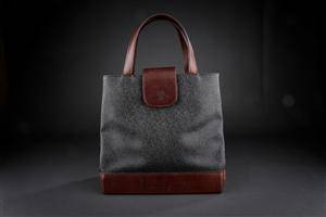 Mulberry håndtaske. Sort scotch grain