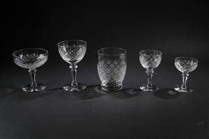 Holmegaard Glasværk. Christianborg glasbesætning 66