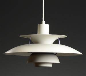 Poul Henningsen, PH5 pendel, hvidlakeret 