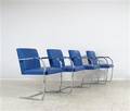 Ludwig Mies van der Rohe, Stühle Brno Modell MR50 von Knoll International 4