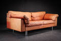 Dansk møbelproducent. Sofa, brunt anilin læder