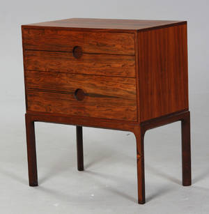Aksel Kjærsgaard. Kommode, palisander