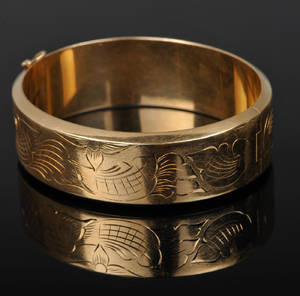 Chr. Veilskov. Guldarmring - 39 gram