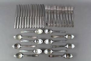 Bestick i nysilver 34 delar