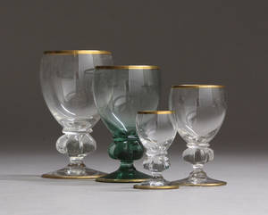 Holmegaard Gisselfeldt glasbesætning. 42