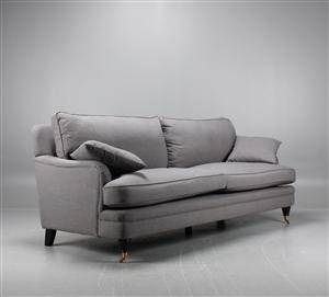 Howard soffa, 3-sits, grå