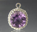 Ametyst vedhæng ca. 7.00 ct.