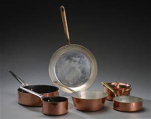 Georg Jensen m.fl. kobber gryder og pander 6