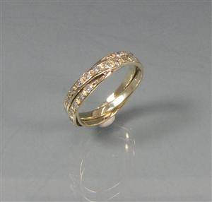 Ring in Gold mit Diamanten